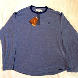 Penguin Hertiage shirt size XL - Navy